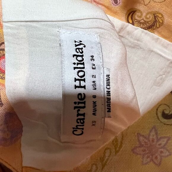 Charlie Holiday Maple printed maxi dress in paisley - Picture 7 of 12